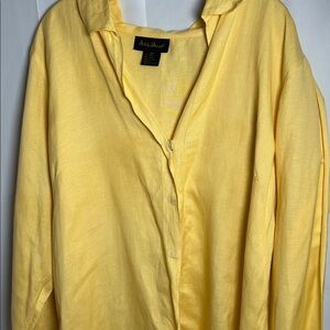 Ashley Stewart Sunny Yellow Blouse